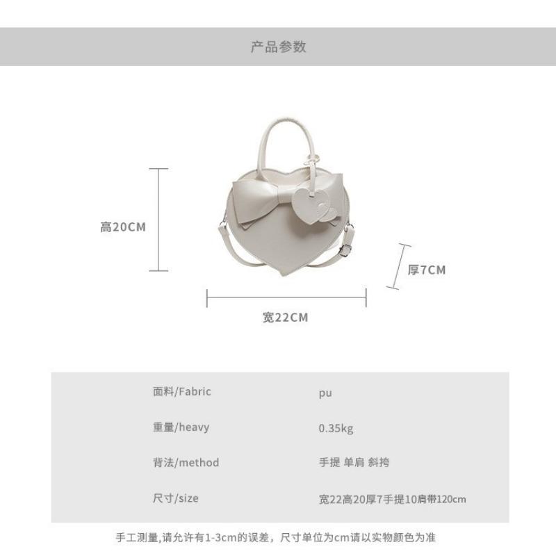 Premium bow spring and summer new cute love bag hand carry versatile shoulder messenger bag