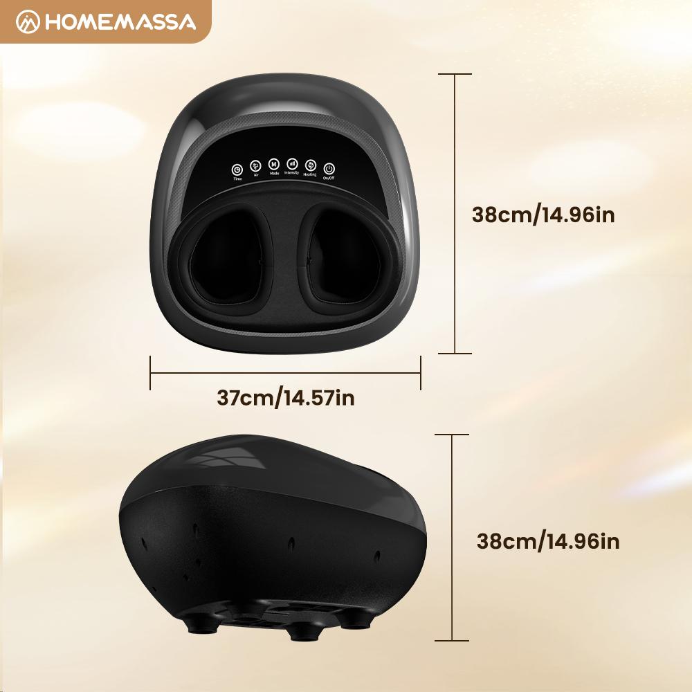 Intelligent full-body Temperature foot massager, with multiple strength settings, suitable for most foot sizes, EU adapter, the ideal gift for elders