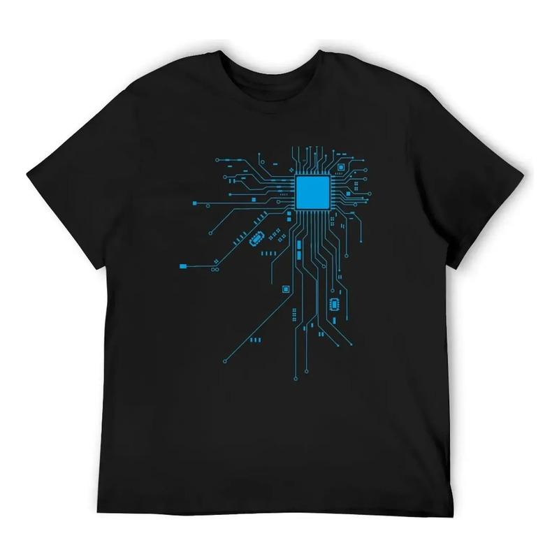 Camiseta Con Placa De Circuito Impreso, Camiseta De Lujo, Ca S