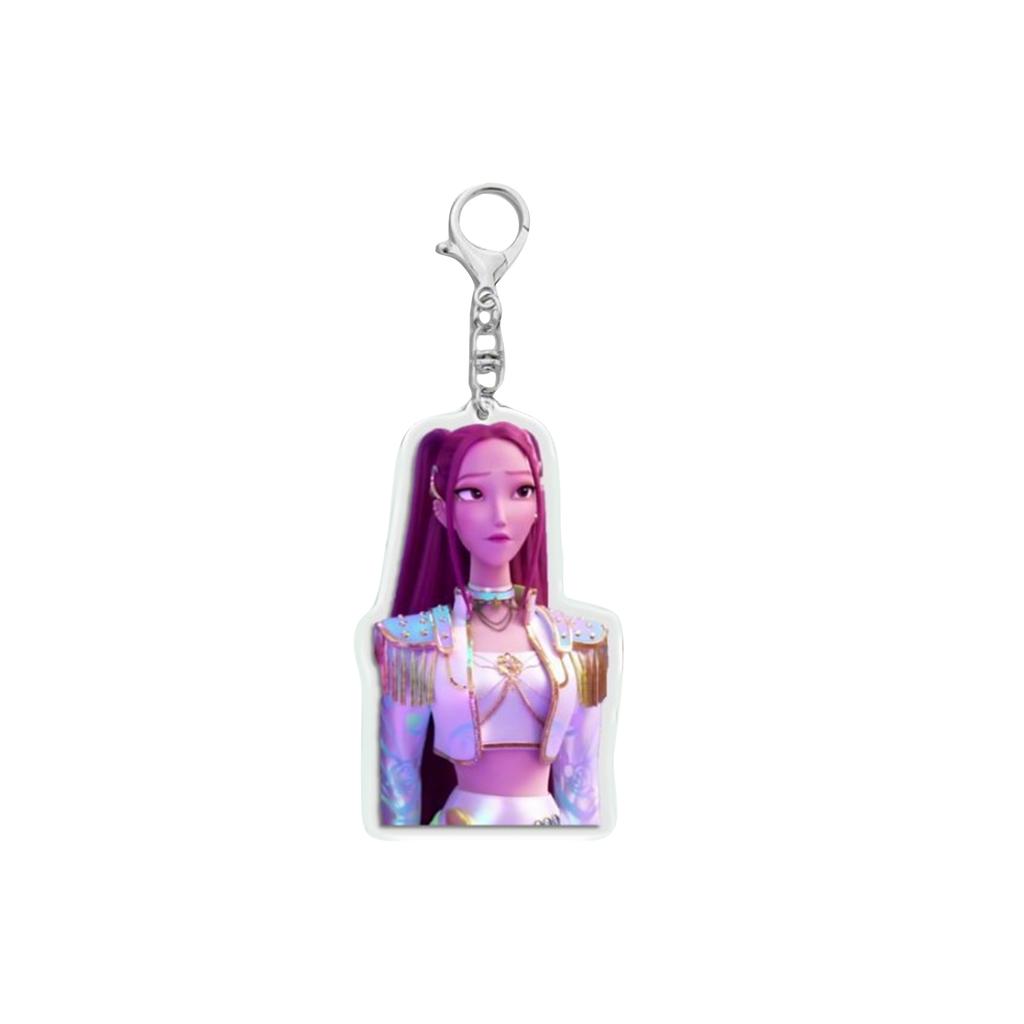 Cartoon Anime Movie Transparent Acrylic Pendant Girl Group Schoolbag Accessories Exquisite Gift Ornaments
