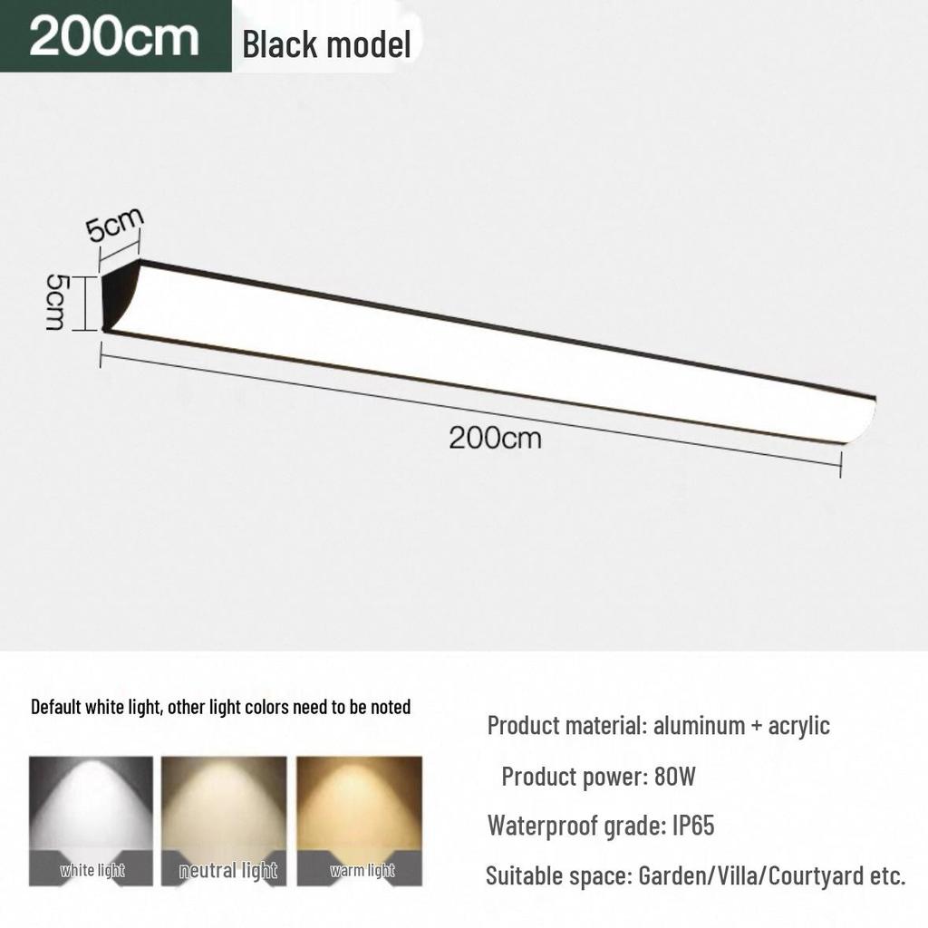 Waterproof LED Outdoor Wall Light for Balcony, Terrace, or Entrance 