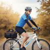 Polyester Bike Trunk Bag Adjustable Straps Bike Rear Seat Bag  Long‑distance Riding