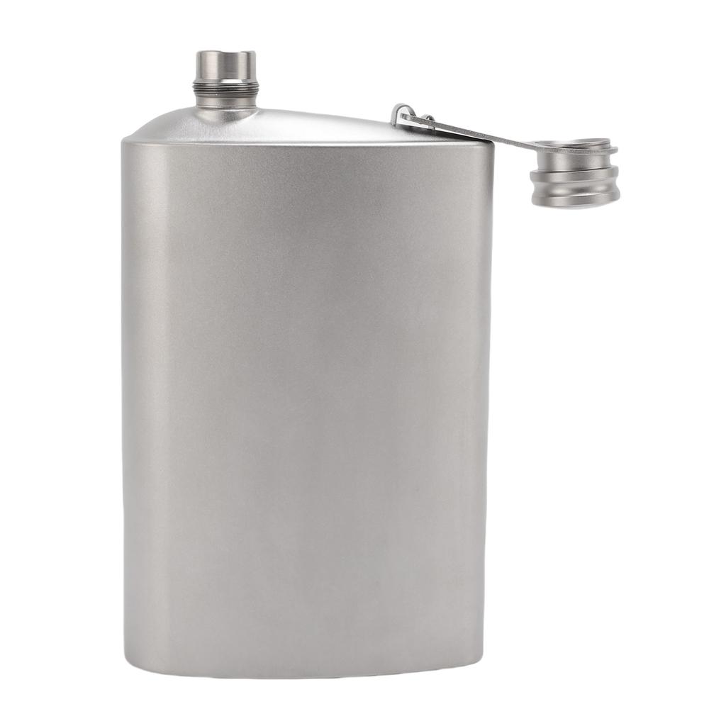 200ml Leakproof Ti Flask Portable Whisky Flask Hip Flask for Outdoor Camping Hiking