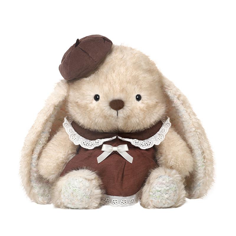 Rabbit Plush Toy With Long Pile Fur For Kids Sleep Companion And Giftgiving