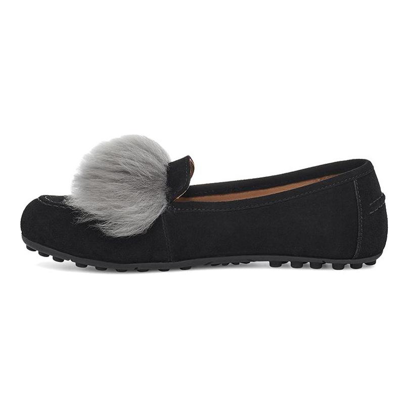 UGG California Loafer Kaley Wisp Ts 'Black Gray' Women's 1111030TS-BCRC