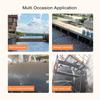 LCD Water Level Sensor Compact Integrated Digital Ultrasonic Level Meter Water Proof Intelligent for Power Generation