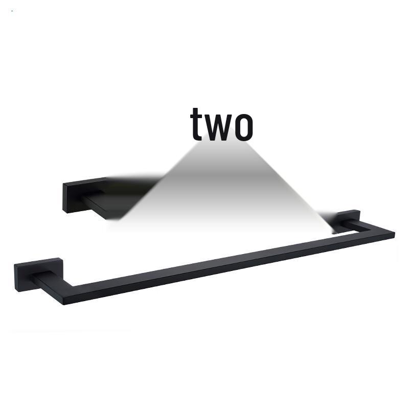 Wall-Mounted Single Towel Bar