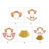 Plush Cartoon Animal Ears Headband Gloves Bow Tail Tutu Lion Costume Birthday Party Christmas Halloween Cosplay Costume