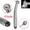 Dental LED E-generator Push Button High Speed Handpiece Air Turbine Triple Water Spray Hand Piece 4hole 2hole