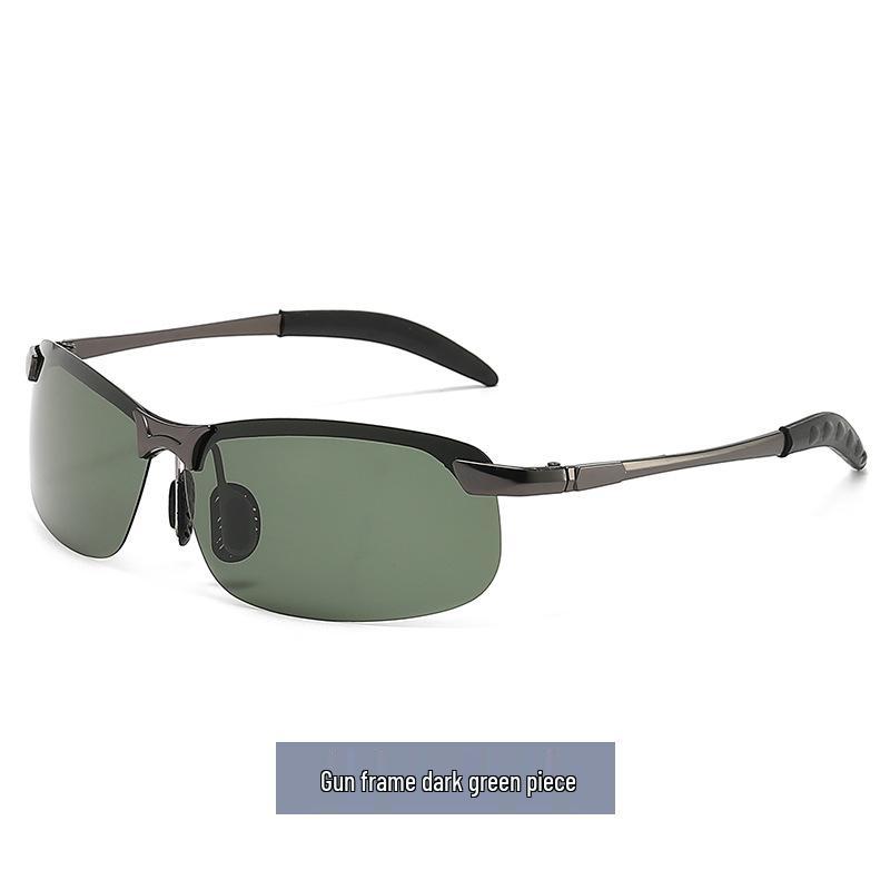 Smart Photochromic Zinc Alloy Sunglasses for Outdoor Fishing & Cycling - Day & Night Eye Protection