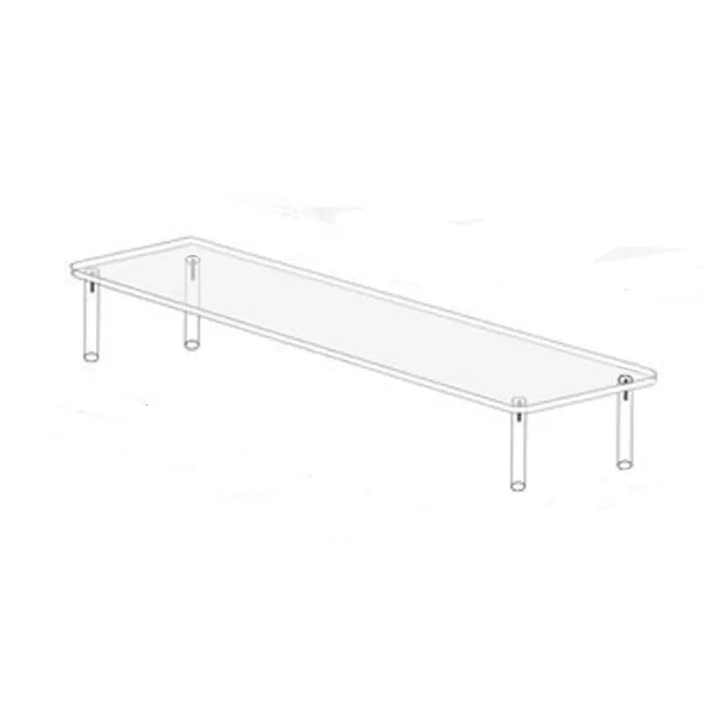 Acrylic Organization Shelf 20/30/40CM Display Stand Transparent Figurine Shelf Makeup Storage Rack New Organization Shelf