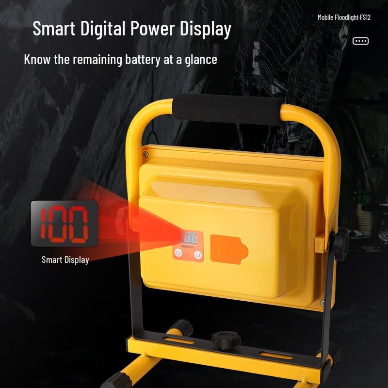 Portable 80W LED Rechargeable Work Floodlight