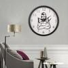Household Cartoon Tone Clock with Accurate Travel Time, Personalized and Creative Silent Wall Clock with Clear Fonts and Punch-free Quartz Clock
