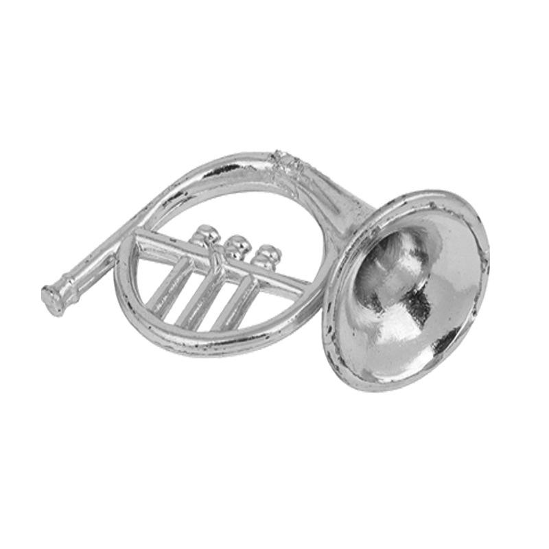 Christmas Musical Instrument Ornaments: Violin & French Horn Wreath Decorations