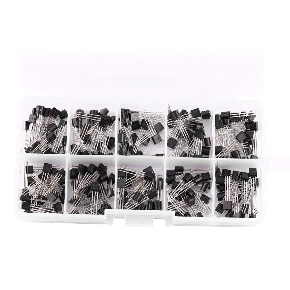 200PCS Silicon Material Transistors Assortment Kit Power Transistors Assortment  Professional
