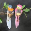 6/5pcs Garden Landscape Decor Simulation Birds Colorful with Clip Artificial Birds Home Decor Crafts Tree Ornaments