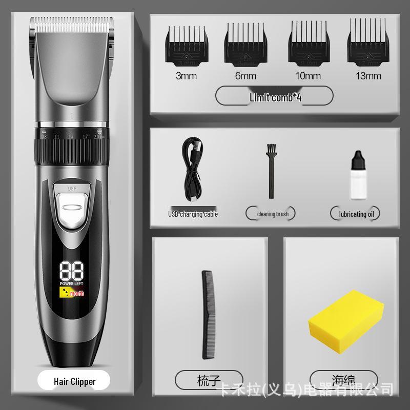 Rechargeable Electric Hair Clipper & Trimmer Combo for Self-Haircuts