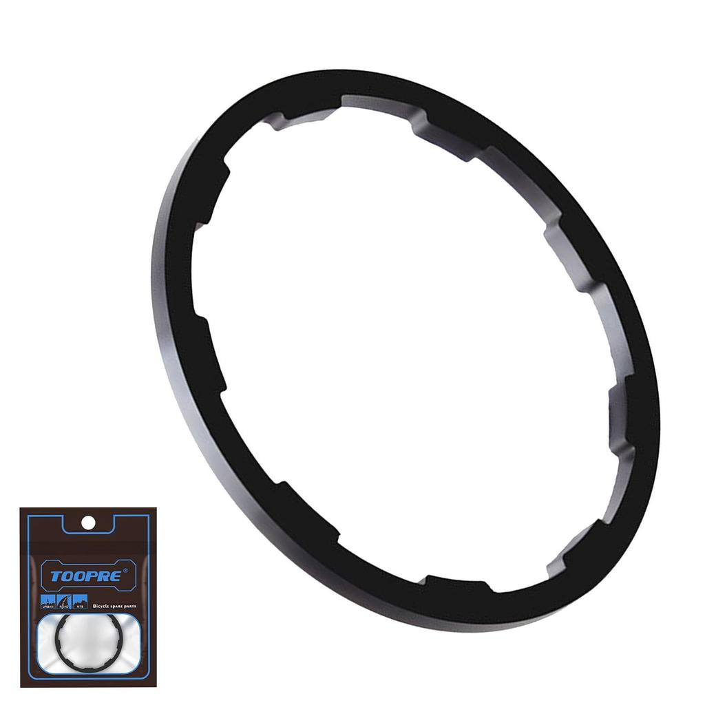 Cassette Spacer, Light Flywheel Hub Washer, Aluminum Alloy Anodized Bottom Bracket Washers 1mm/1.5mm/1.85mm/2mm/2.18mm/2.35mm