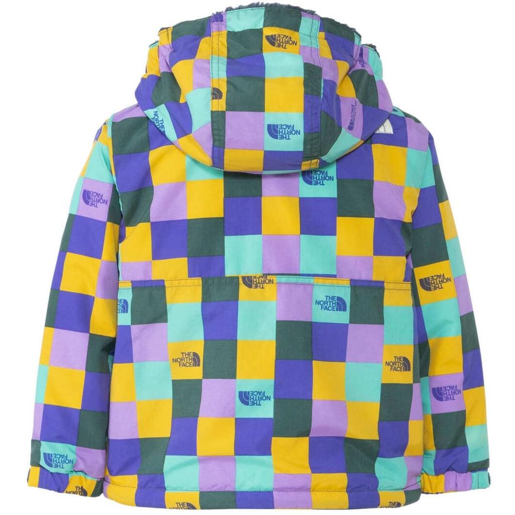 The North Face and Toddler Novelty Compact Nomad TNF Block Size 110 Kids' Jacket, Unisex, Windproof, Water-Repellent, Lightweight, Green,