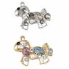 Zinc Zinc Zinc Alloy Horse Hairpin Colored Rhinestone Edge Clip Cartoon Hair Clip  Girls Hair Accessories