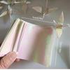 100PCS 7cm Pearl White Origami Square Paper Single Sided Craft DIY Colorful Scrapbooking