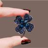 Stylish retro crystal four-leaf clover corsage temperament fashionable and versatile exquisite chic light luxury brooch St. Patrick's