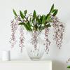New Purple Jasmine Artificial Hanging Flower White Flowers Like Real Hanging Decoration for Wedding Bridal Bouquet Home Balcony