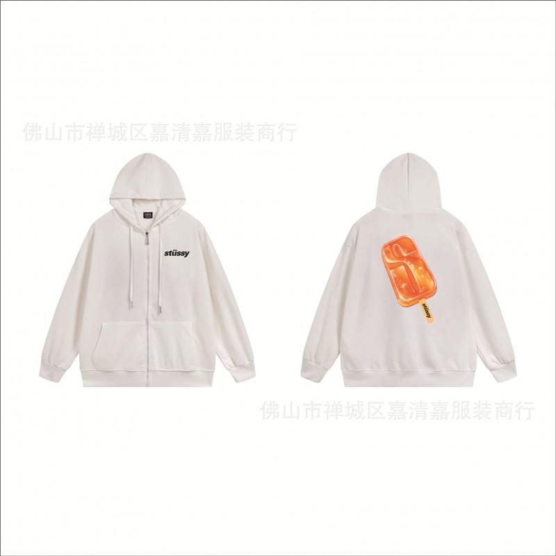 Mens Oversized Zip-Up Hooded Sweatshirt Casual Streetwear Cotton Pullover Fall