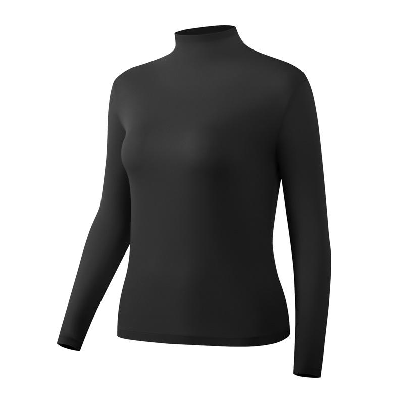 High Collar Hyaluronic Acid Moisturizing Women's Suit for Autumn/Winter - Ultra-Thin & Invisible Warm Base Layer.