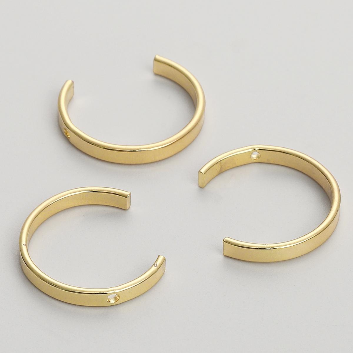 

1 шт. 20/25 мм латунный разъем C-образной формы, подвесные фурнитура для серег, ожерелья, фурнитура для изготовления ювелирных изделий своими руками 20mm 1pc/bag