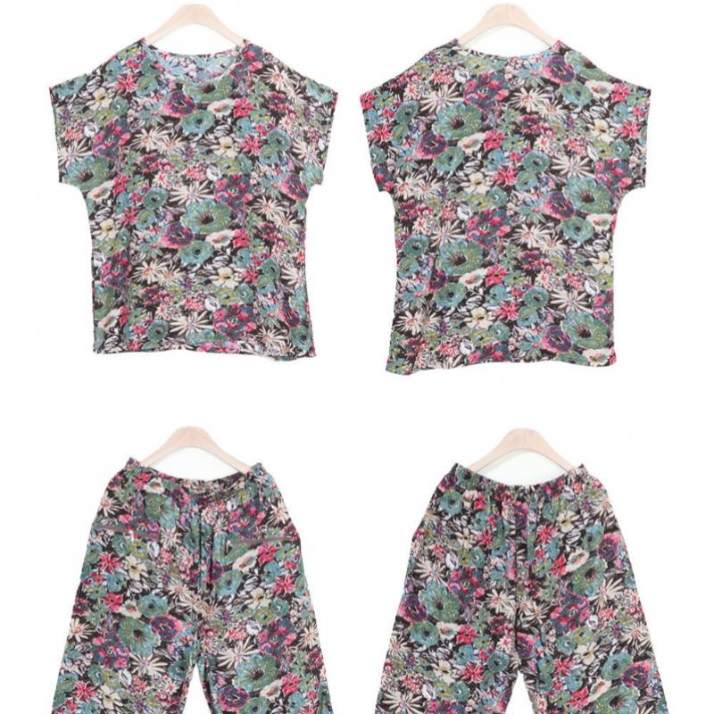 Shiz Madam Women S So Dang Tencel Tee + 7 8 pantS Set Set3125