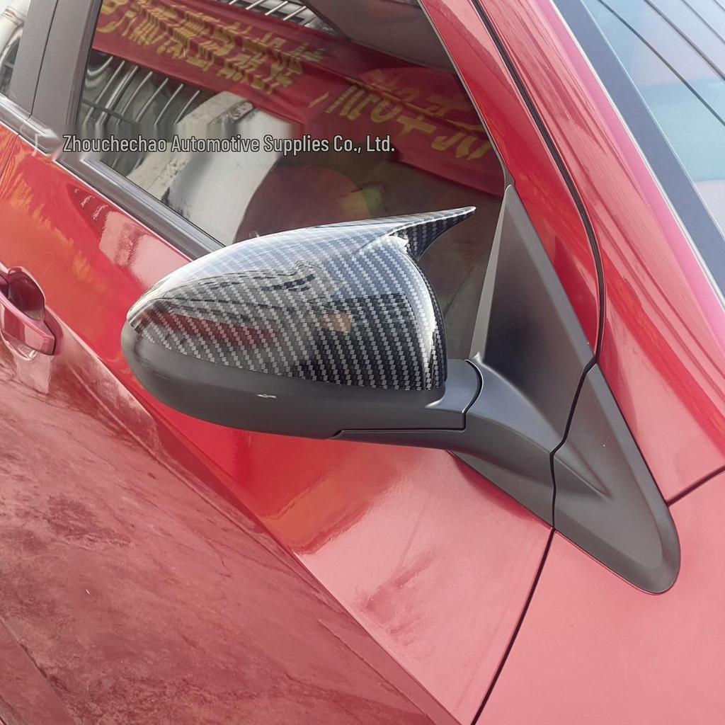 Carbon Fiber Horn Rearview Mirror Shell for 2010-2014 Aveo