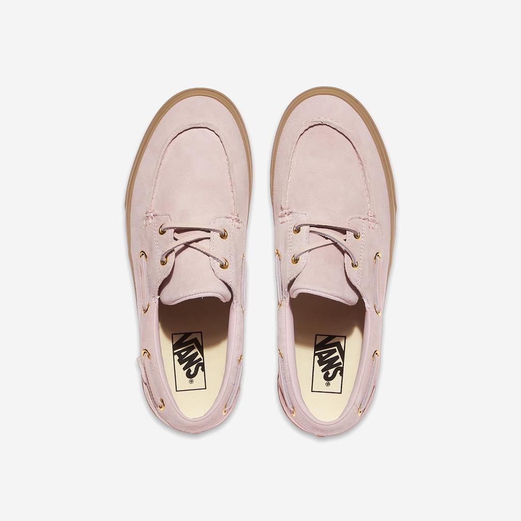 [Vans] 2-Eyelet Boat Shoe [VN000XVHGSF-Pale Petal Pink]