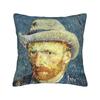 Van Gogh Wheatfield with a Reaper Pillowcase Cushion Cover Gift Oil Painting Throw Pillow Case Cover Home Wholesale 45*45cm