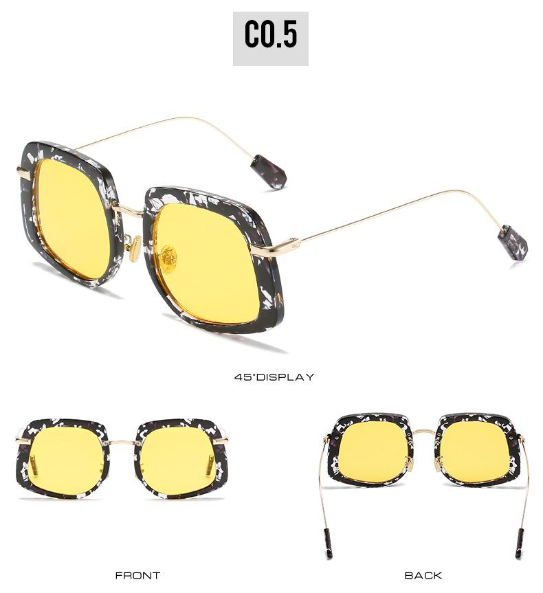 2021 Milan Fashion Show Colorful Oval Sunglasses - European & American Trend Inspired by Miu