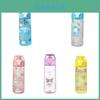 Cute Cartoon Design Tritan Plastic Water Bottle For Kids 550ml Capacity High-temperature Resistant