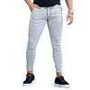 Pantalones Otoño Hombre Casual Cordones Piernas Slim Rayados Pantalones Casuales Hombre