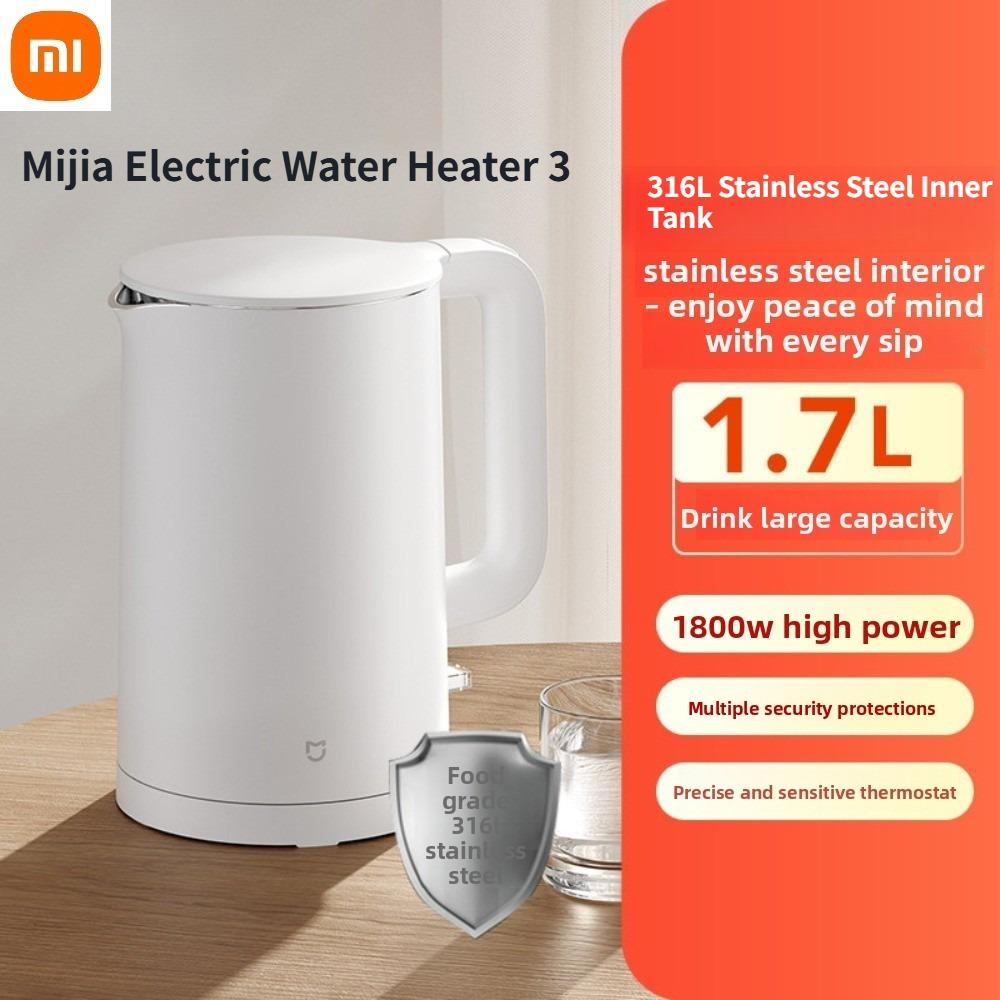

Xiaomi Mijia Electric Kettle 3 1.7L, 1800W Fast Boiling, 316L Stainless Steel, Auto Shut-Off белый