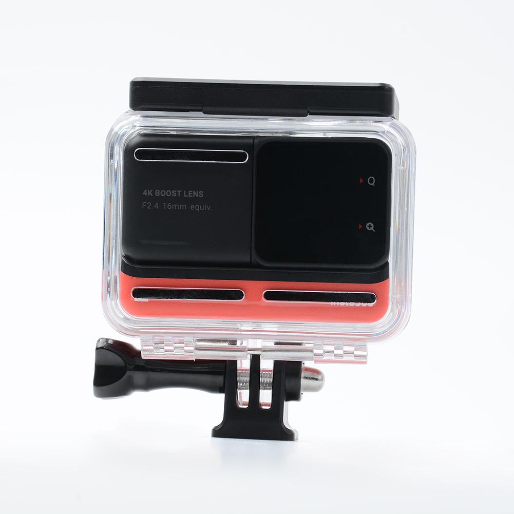 Protective Diving Case Waterproof Protective Shell Transparent Support 60m Snorkeling for Insta360 One Rs 4k Action Camera