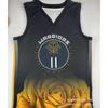 Herren Baumwoll-Basketballtrikot NBA Team City Edition Hitzepressung Benutzerdefinierter Name Nummer