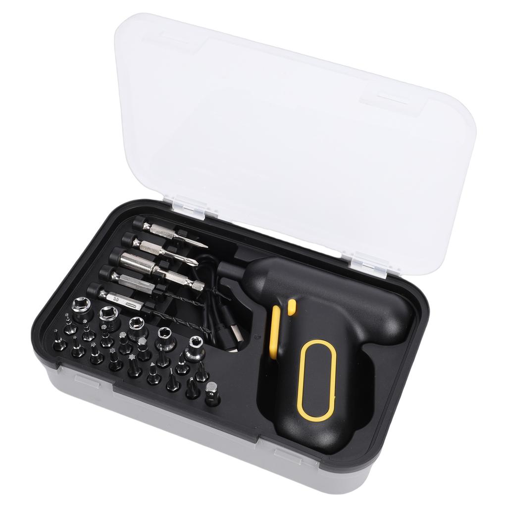 2  Electric Screwdriver, Cordless Drill with Rechargeable Battery and 6     Levels, for   Work On Furniture and Electronics