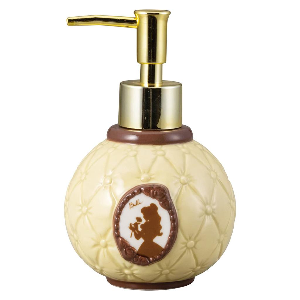 sun art Disney and the Soap Dispenser 330ml SAN3633 Yellow "Beauty Beast" Approx.