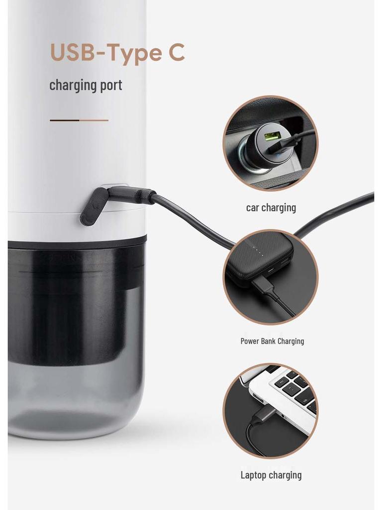 Portable One-Key Wireless Espresso Capsule Coffee Machine for Travel