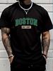 Men's Breathable Round Neck T-shirt Boston South 1997 Digital Printed Sports and Leisure Versatile Short Sleeve Top S-5xl