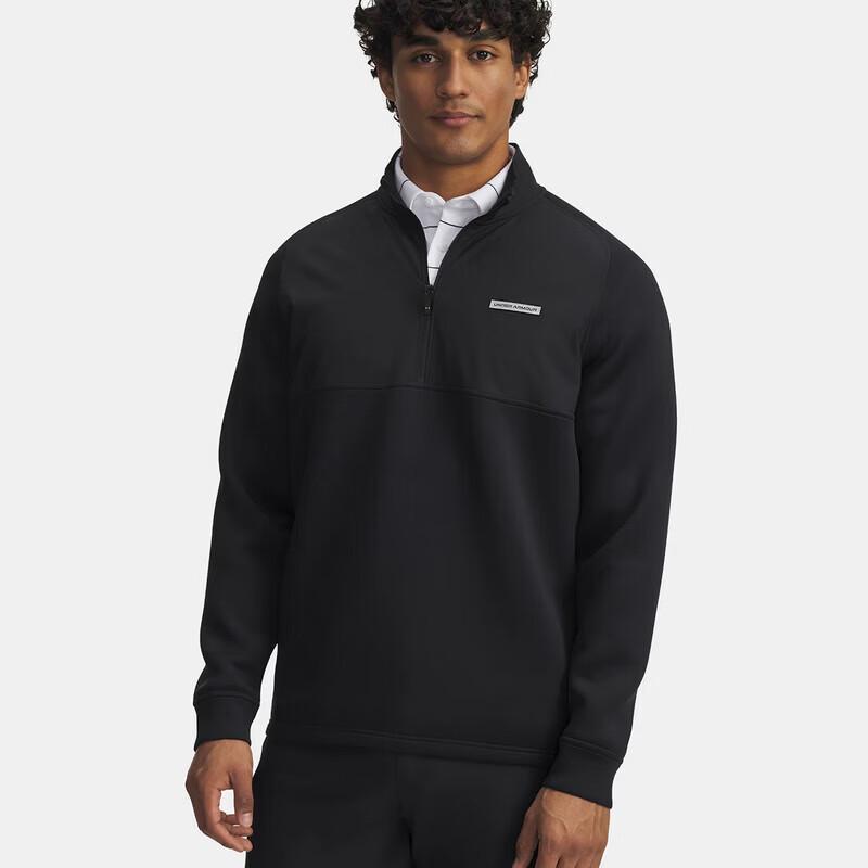 

Under Armour Men s 6005666-010 Long Sleeve Half-Zip Pullover XL