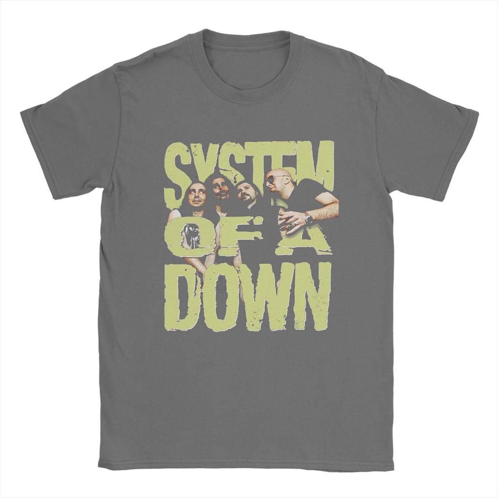 System Of A Down Merch T-shirt för Män Kvinnor metal Fantastisk 100% Bomull Grafiskt Tryckt Kläder