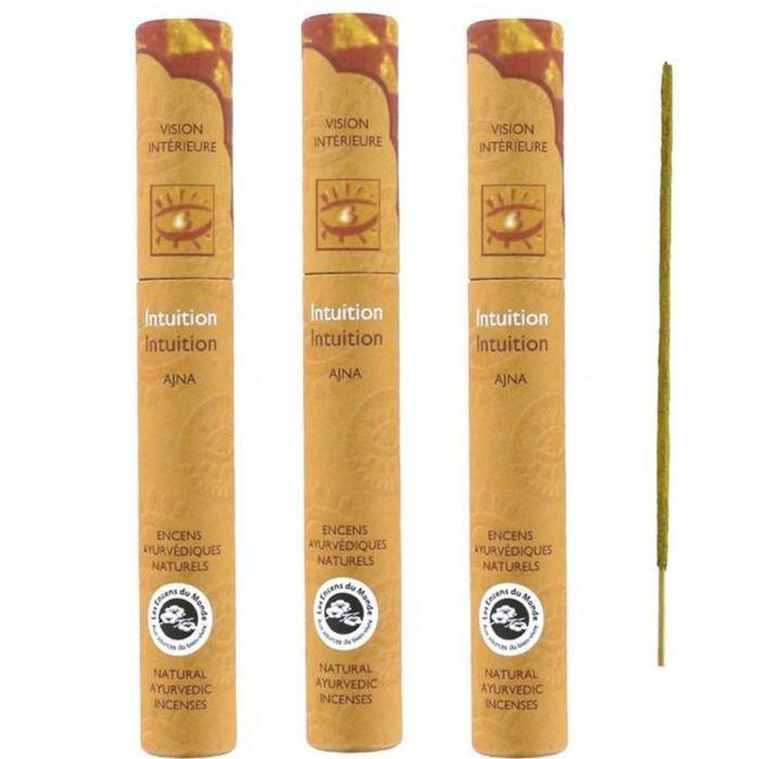 48 bâtonnets d'encens ayurvédique naturel - Intuition