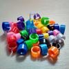 100Pcs Birds Leg Clips Harmless Extensible Plastic Mix Color 8mm Pigeon Foot Ring for Pet