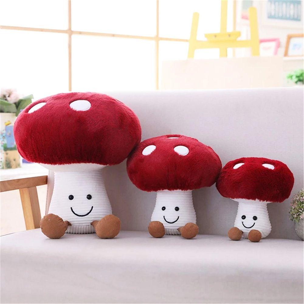 Child Baby Collection Mushroom Plush Toys Vegetables Mushroom Soft Plush Doll Mushroom Stuffed Toy