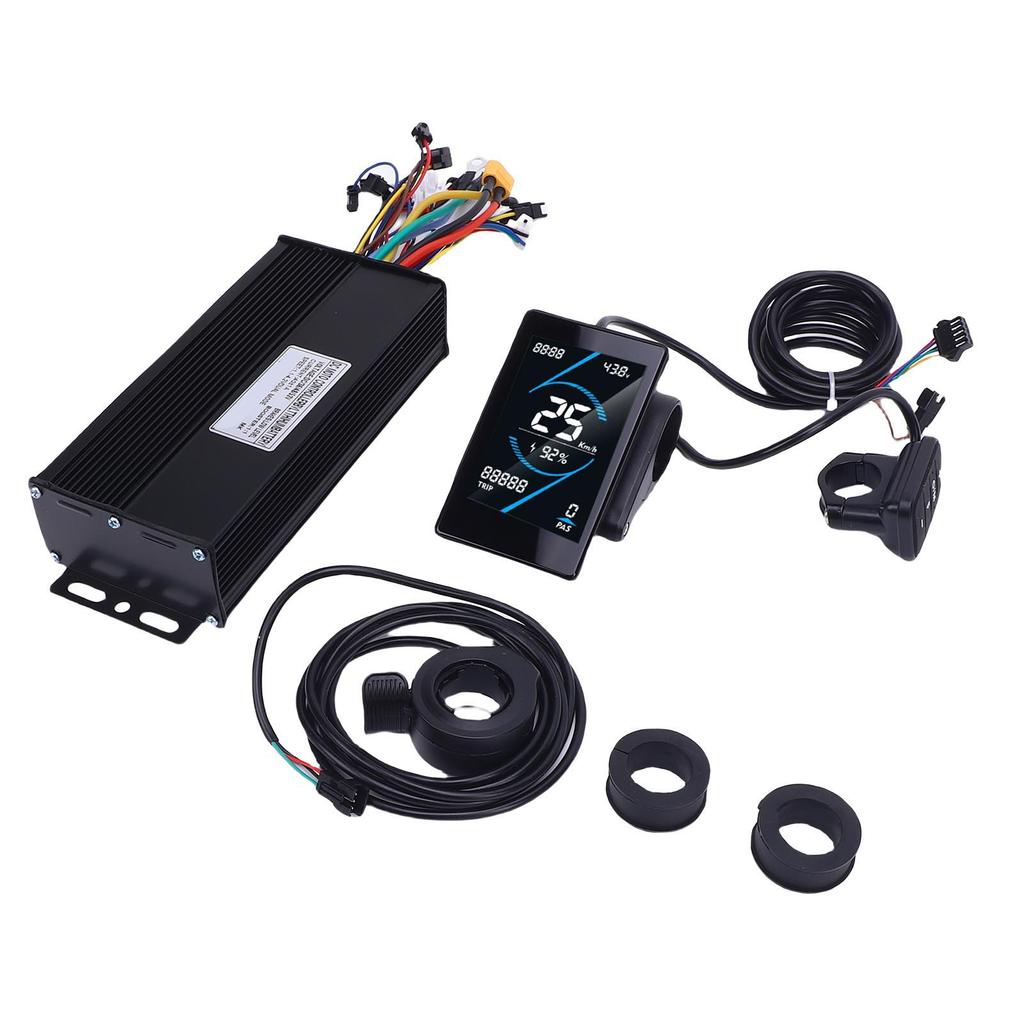 Bike Controller Kit 40A Sine Wave 3 Mode Brushless Motor Controller T5S LCD Color Display Control Pa